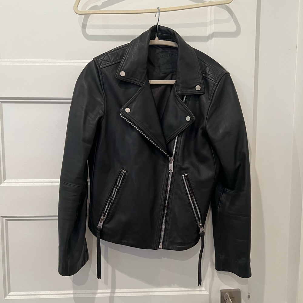 AllSaints Dalby Leather Biker Jacket
